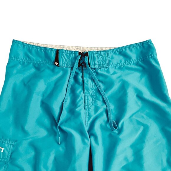 Vtg Body Glove Board Shorts Mens L Blue Y2K Surf Swim Trunks Cargo Beach Summer - Picture 5 of 12